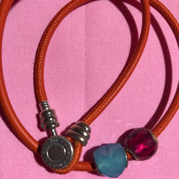 Pandora CZ Leather /Charms - Picture 5 of 9